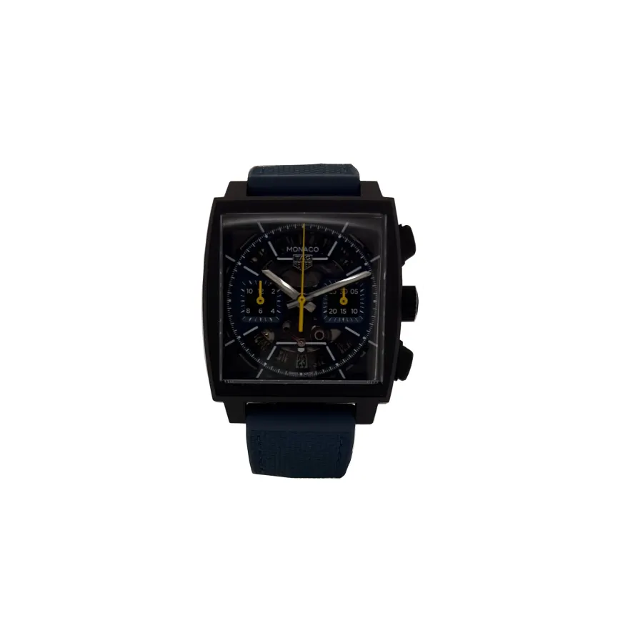 TAG Heuer Monaco Chronograph Dark Blue Skeleton Automatic 39mm