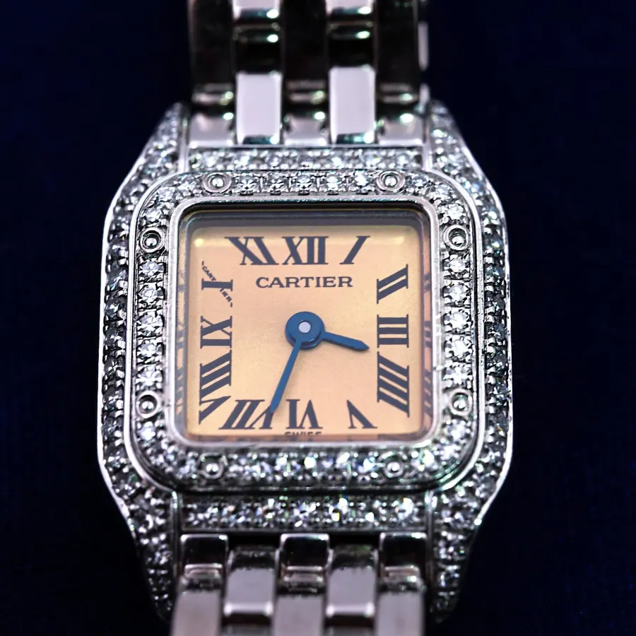 Cartier Panthere Mini Or Blanc et Diamants