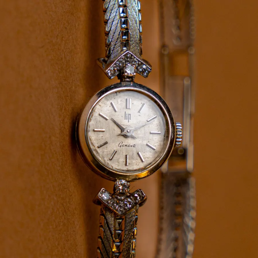 Lip Geneve Lady Mini Or Blanc