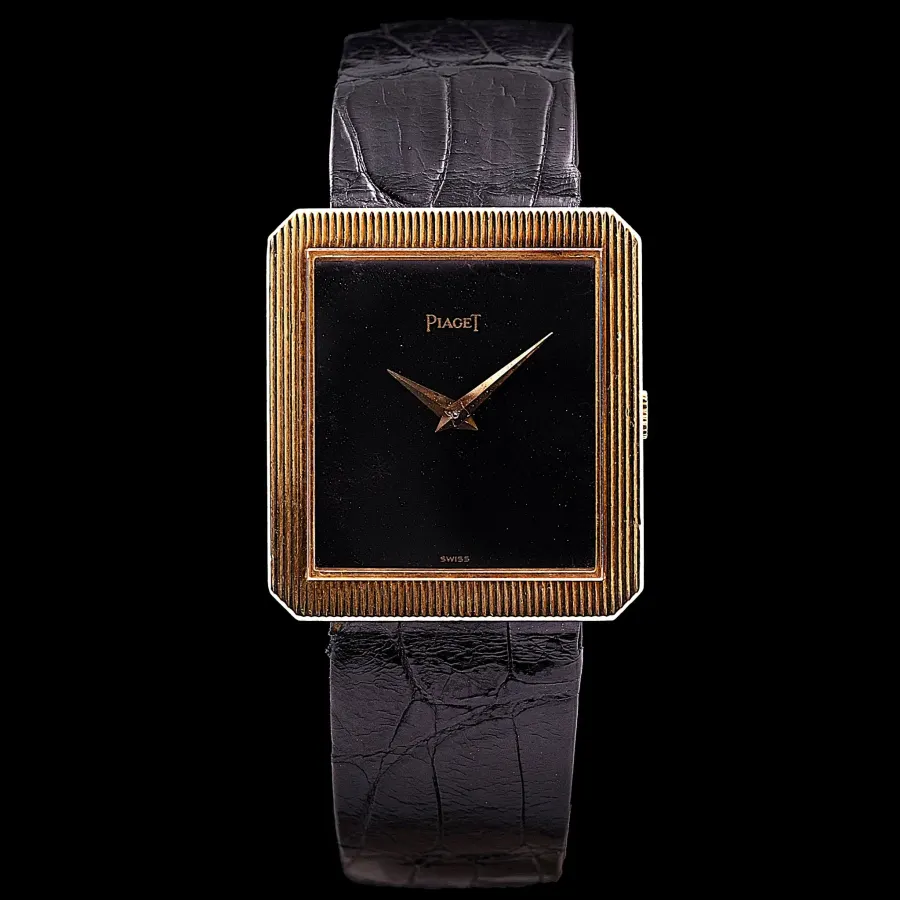 Piaget Protocole Or Jaune Cadran Onyx, années 80