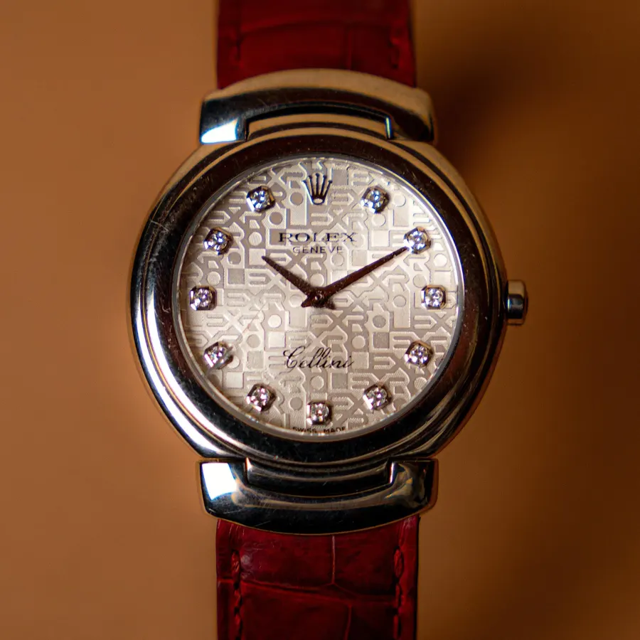 Rolex Cellini Or Blanc, années 90