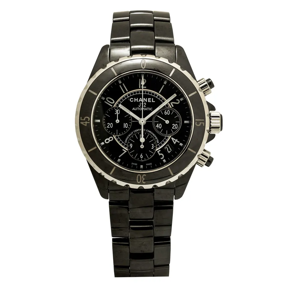 Chanel J12 Chronographe 41 Noire 2019 Full set