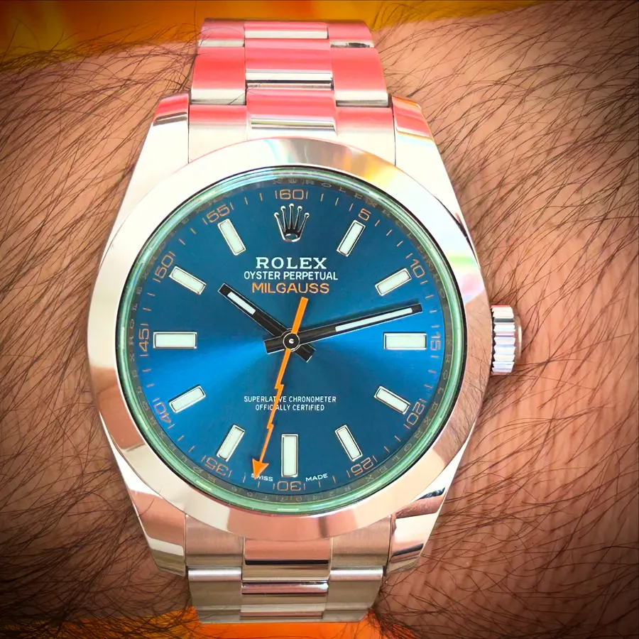 Rolex Milgauss 40 mm 116400GV Z-Blue