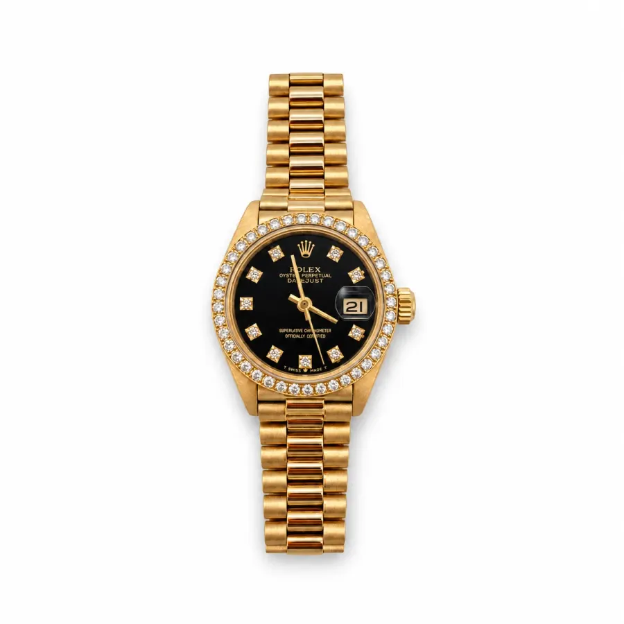 Rolex femme Date Just - Or jaune