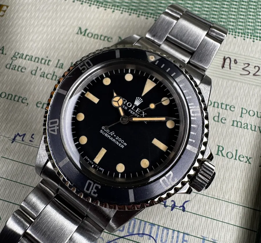 Rolex Submariner 5513 Serif Dial Full Set