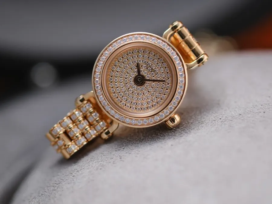 Hermès Faubourg Joaillerie Mini – Or rose & diamants – Full set