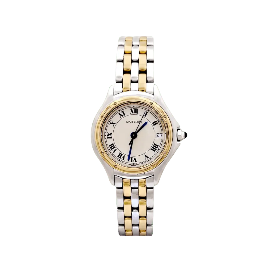 Cartier "Panthère Cougar", or jaune et acier.