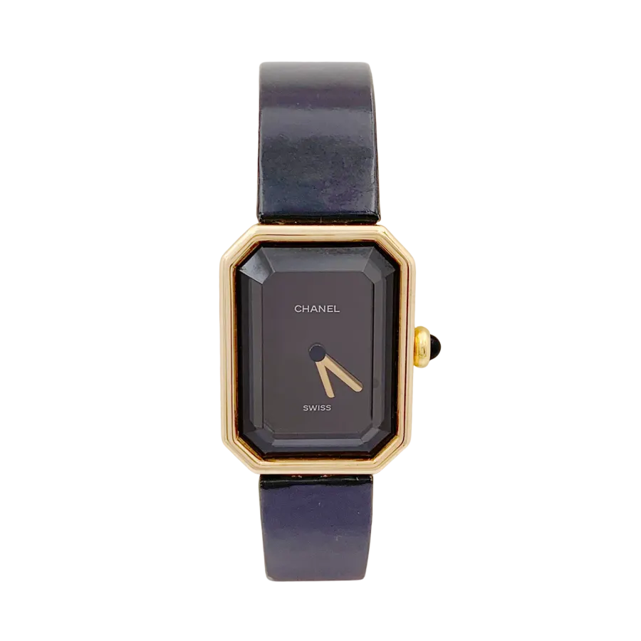 Chanel "Première" or jaune.