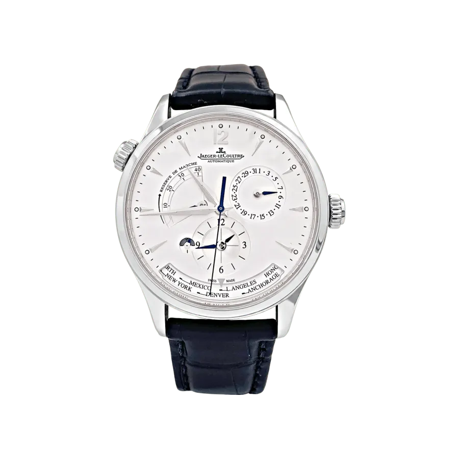 Jaeger-LeCoultre Jaeger Lecoultre, "Master Control Geographic" acier.