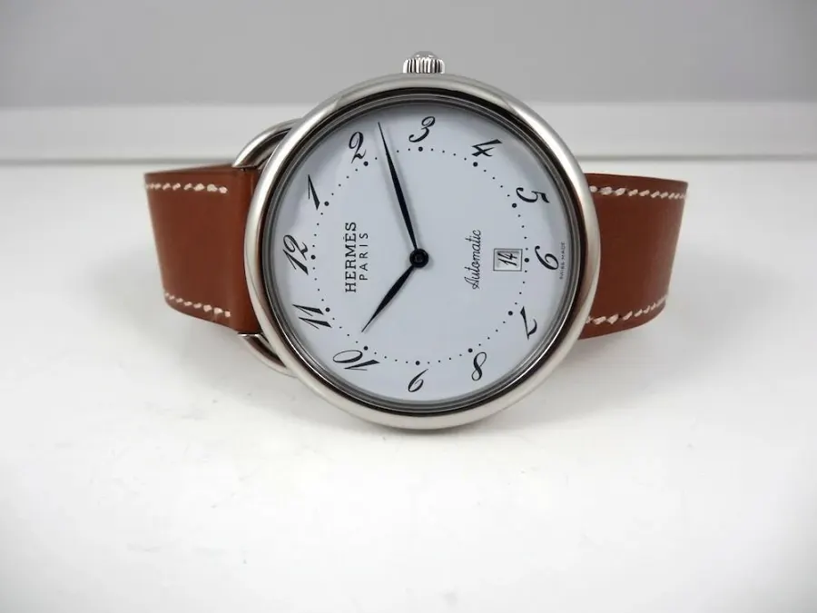 Hermès Hermes Arceau XL acier automatique