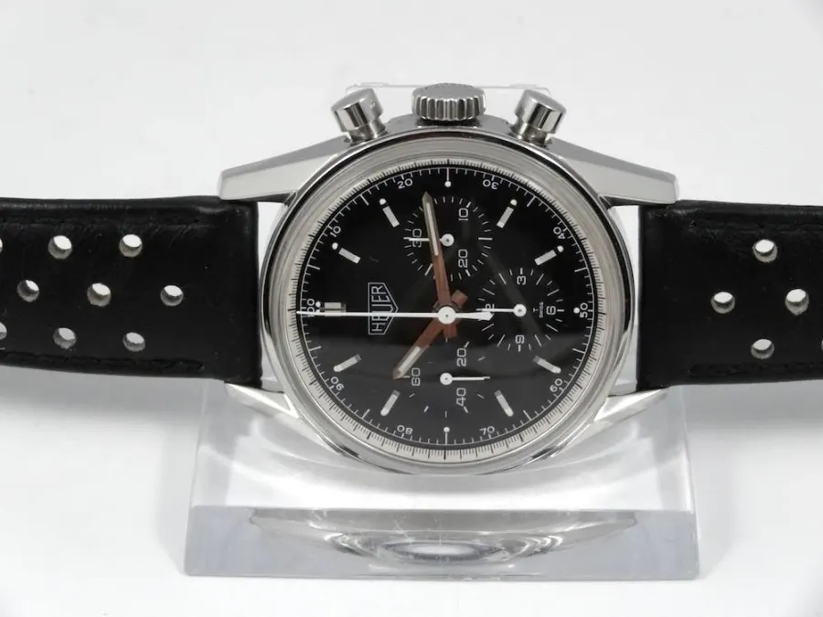 TAG Heuer Carrera Noir Chrono Re-edition 1964 boite & papiers