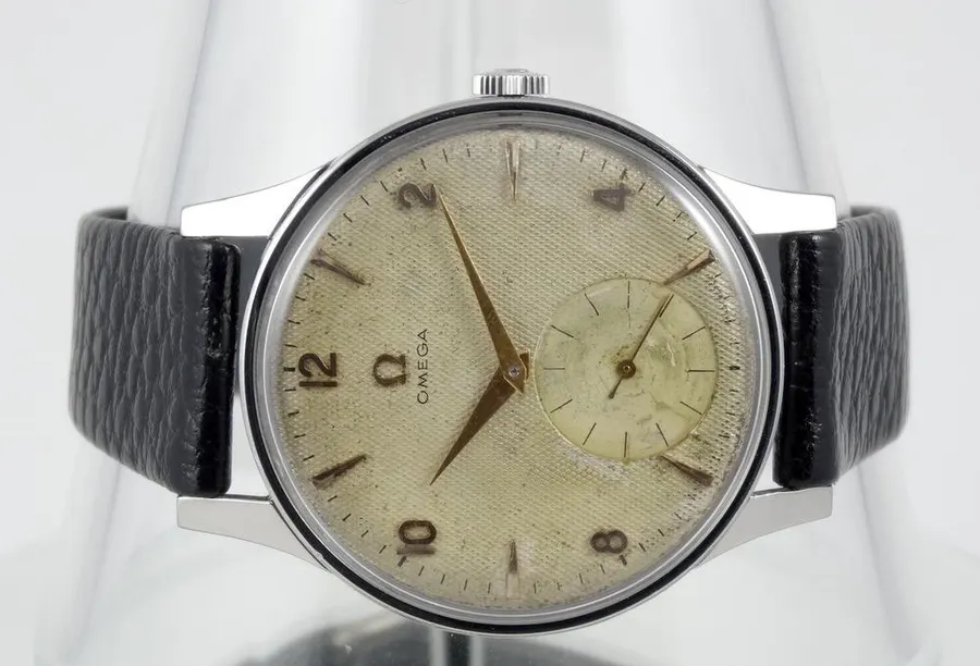 Omega Calatrava Style Réf 30T2 Jumbo cadran nid d'abeilles
