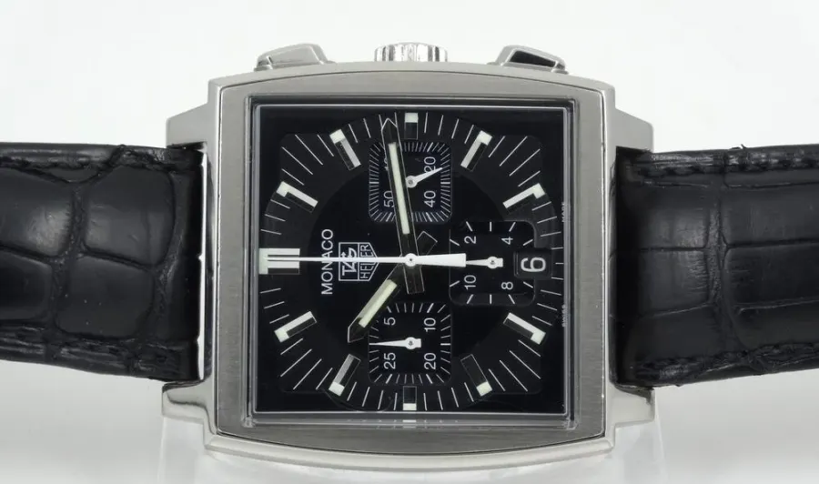 TAG Heuer Monaco Steve Mc Queen Full Set cadran noir année 2009