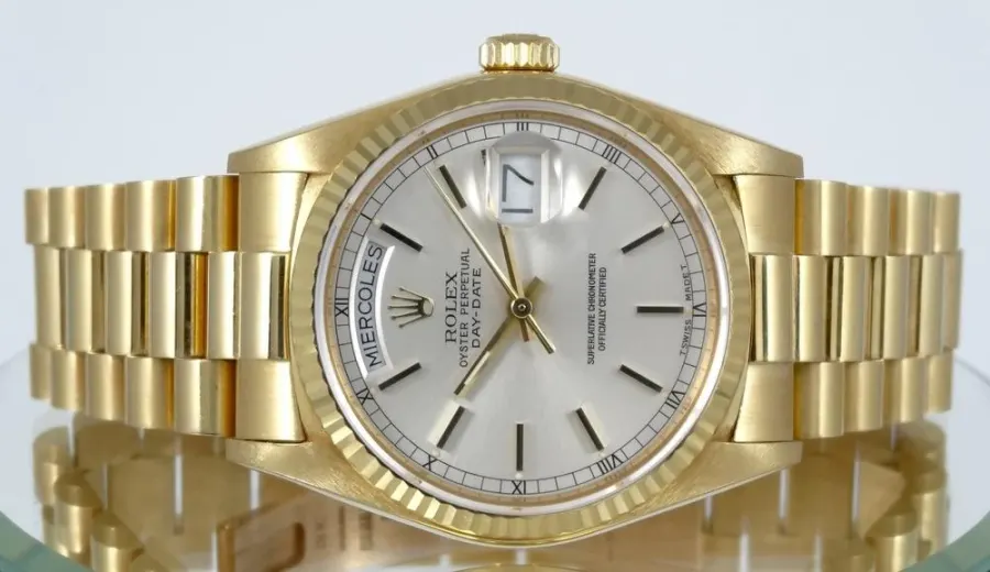 Rolex Daydate Or Jaune Full Set Jamais Polie