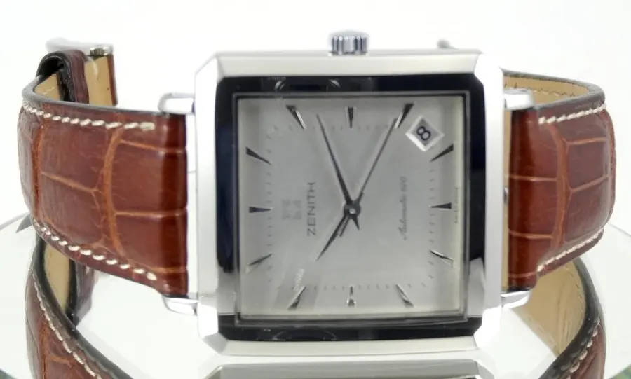 Zenith Elite Carré acier automatique Cadran Silver