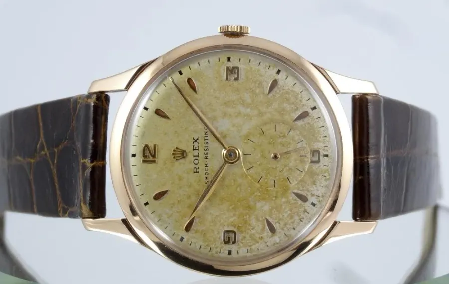 Rolex Style Calatrava Or rose mécanique 36mm