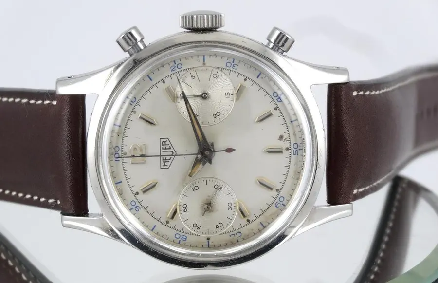 TAG Heuer Heuer Chrono Pré-Carrera Deux compteurs Cadran Albinos
