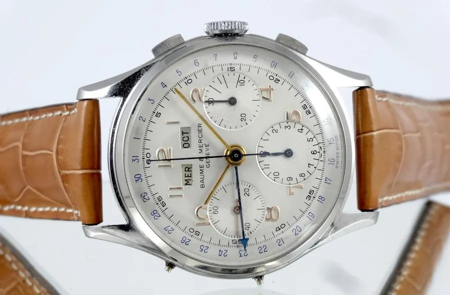 Baume & Mercier Chrono Triple Date Circa 1950 Révisée
