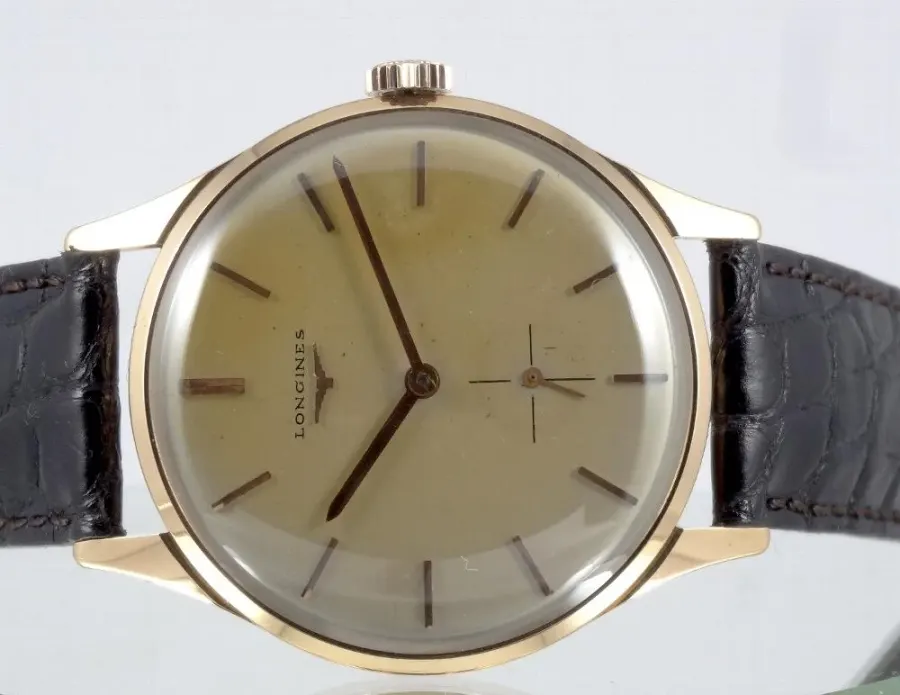 Longines Style Calatrava Grande Taille or jaune