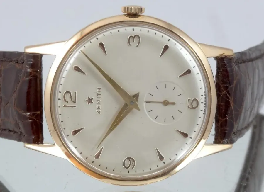 Zenith Style Calatrava or rose 37mm Circa 1950