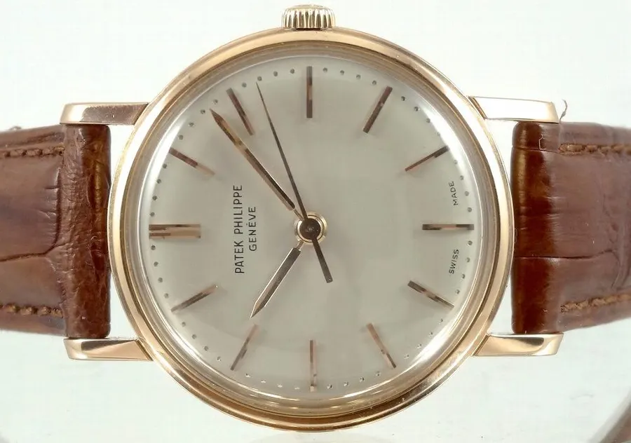 Patek Philippe Calatrava Or Rose 34mm Poinçon de Genève