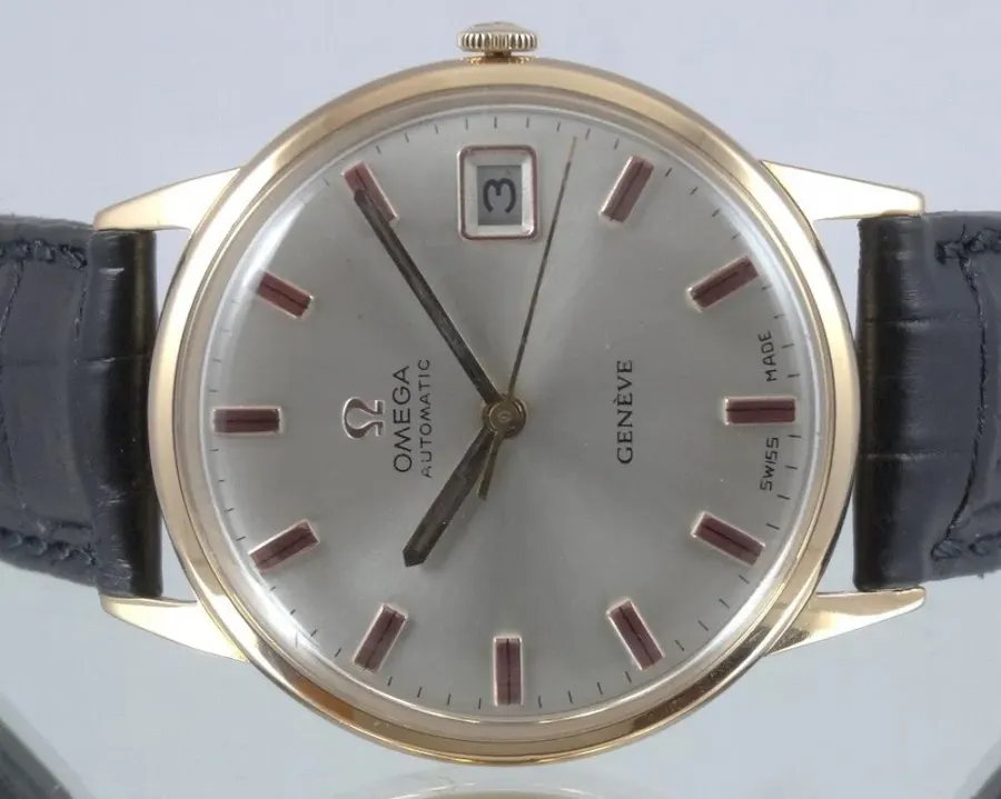 Omega Ronde Automatique or rose Date Genève 34mm