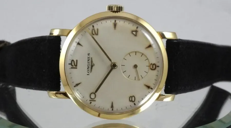 Longines Calatrava Solo Tempo or jaune Circa 1960