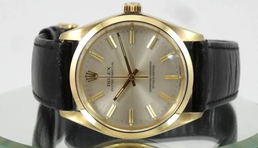 Rolex Oyster 34mmSolo Tempo Or jaune 1989 Papiers d'origine
