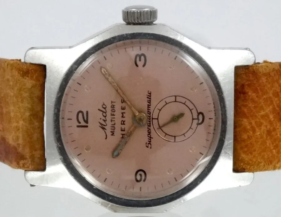 Hermès Mido Lady 26mm, pour Hermes rare cadran Saumon