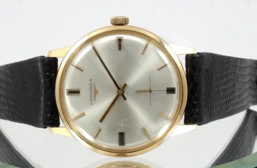 Longines Calatrava Solo Tempo or jaune 35mm
