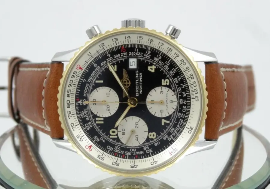 Breitling Old Navitimer lunette couleur or Full Set