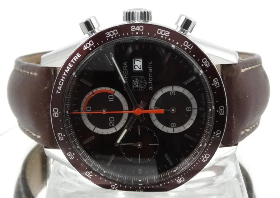 TAG Heuer Carrera Burgundy CV2013-3 Boite et papiers