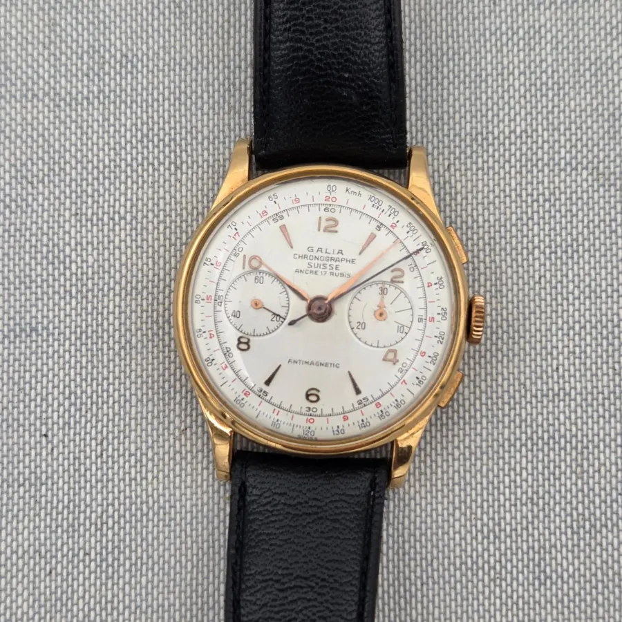 Chronographe Suisse Cie Galia Chronographe suisse galia 18k gold (186)