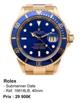 Rolex Submariner 16618lb