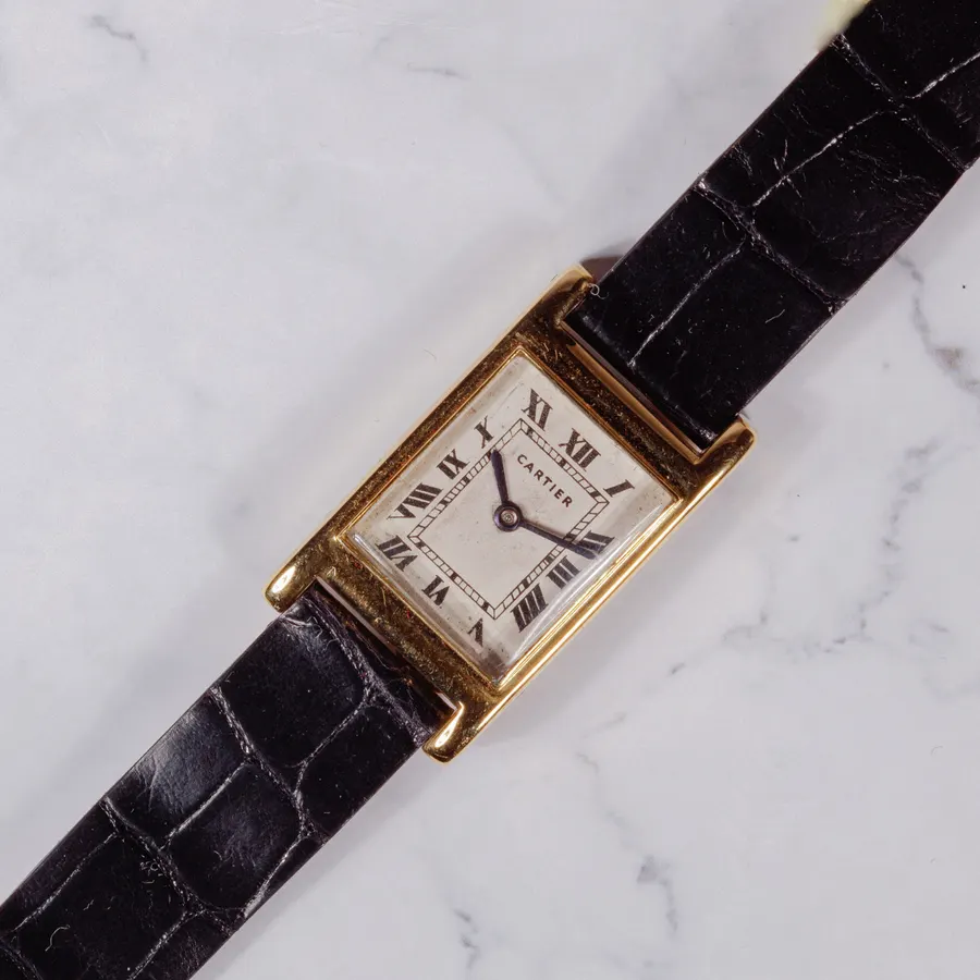 Cartier Tank “Bec d’Aigle” Or 18k Années 1950