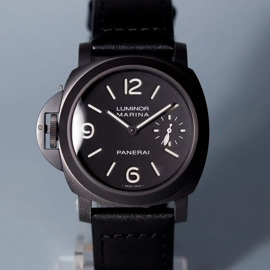 Panerai luminor pam 26 k destro pvd full set acier from 2009 ( stock ph watches )