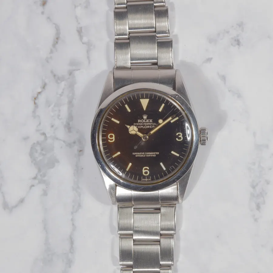 Rolex explorer I ref 1016 gilt swiss underline tropical from 1963