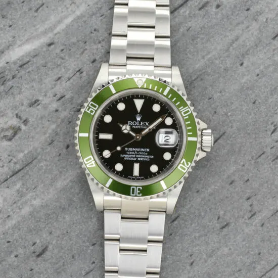 Rolex Submariner 16610LV verte neuve stickée