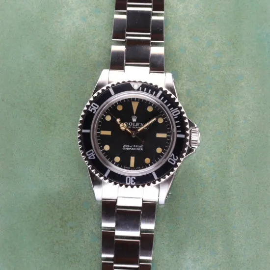 Rolex Submariner 5513 cadran mat meters first