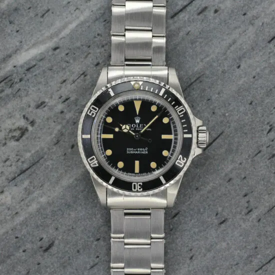 Rolex Submariner 5513 meters first patinée !