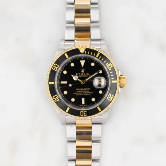 Rolex Submariner or & acier avec papiers