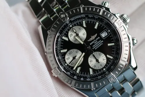 Breitling Crosswind Chronograph A13355 black dial 43mm