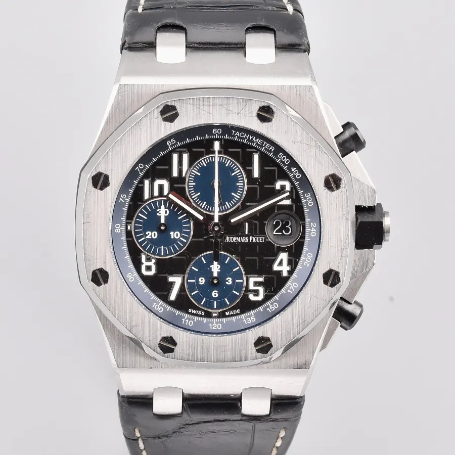 Audemars Piguet Royal Oak Off Shore "batman" Stainless Steel Full Set