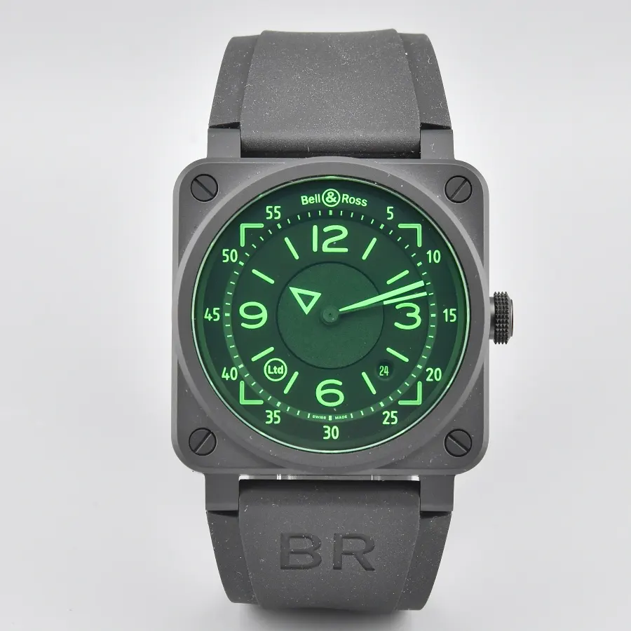 Bell & Ross BR03-92 H.u.d Limited Edition Ceramic Box and Papers