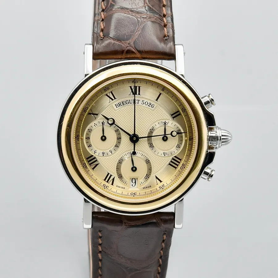 Breguet Marine Chronongraph Stainless Steel and Yellow Gold