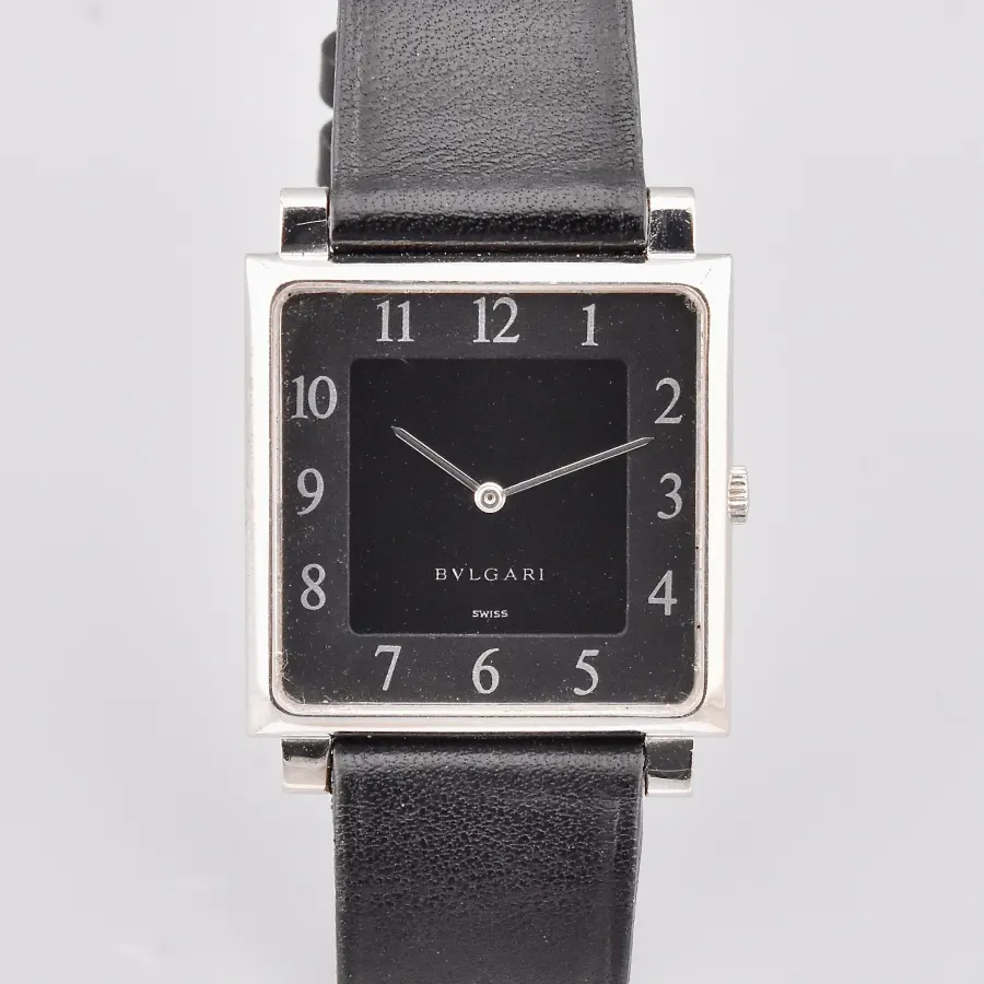 Bulgari Square Onyx Dial White Gold