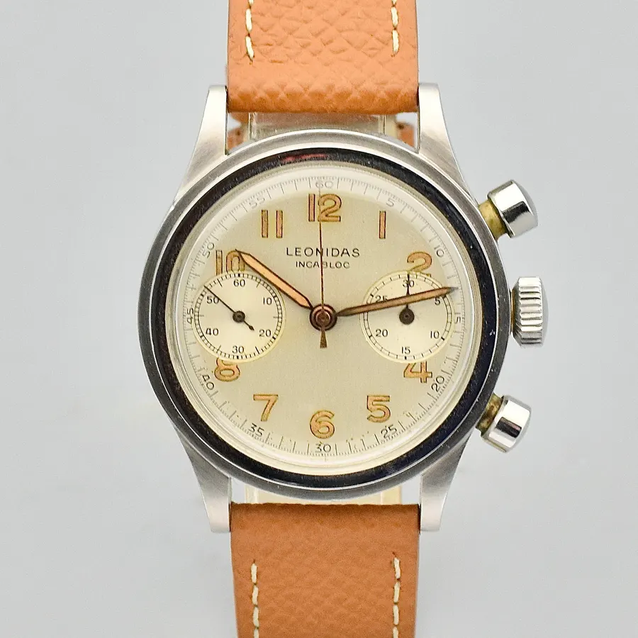 Leonidas Chronographe Etanche Acier