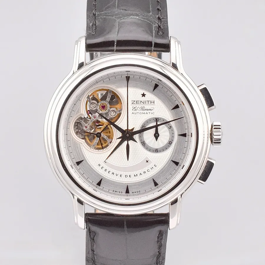 Zenith Chronomaster Open Stainless Steel with Box and Papers
