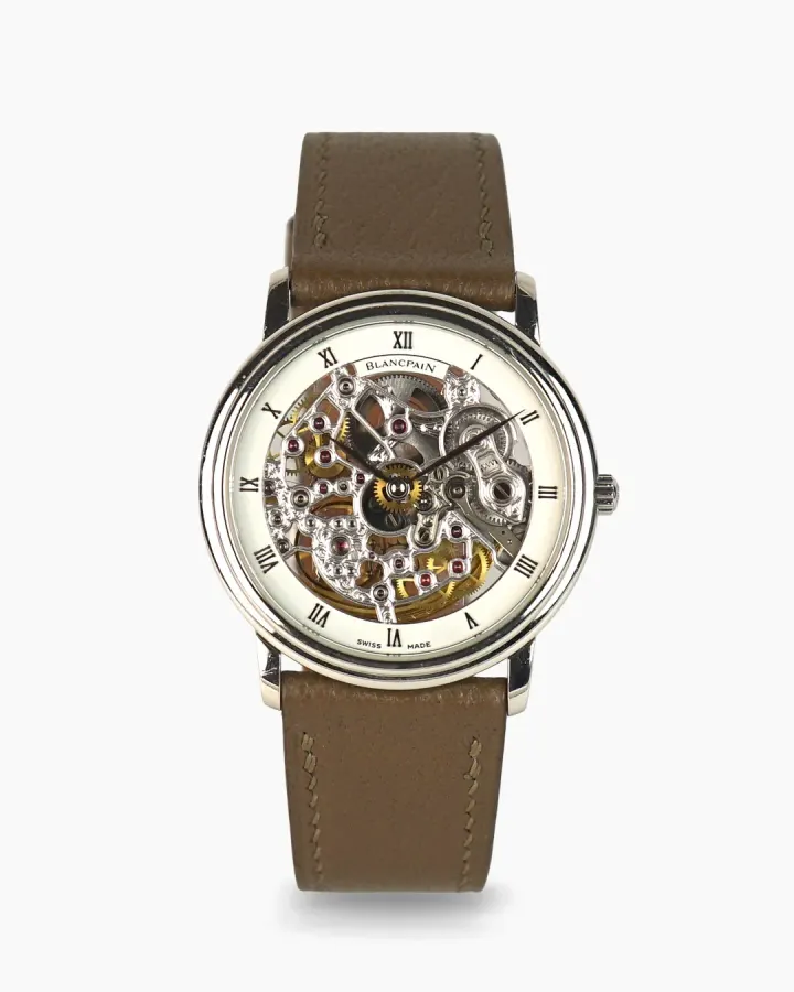 Blancpain Villeret Skeleton in Platinum